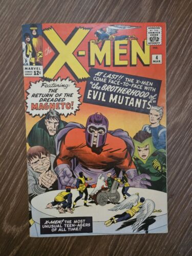 XMEN 4 1964MARVEL COMICSKEY ISSUE 1ST SCARLET WITCH 1ST QUICKSILVER APP