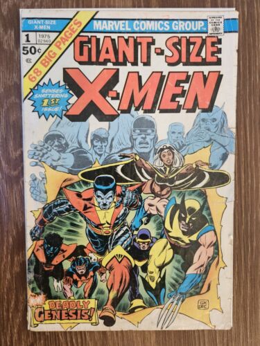 GiantSize XMen 1 1975 1st App Nightcrawler Storm Colossus 2nd Wolverine