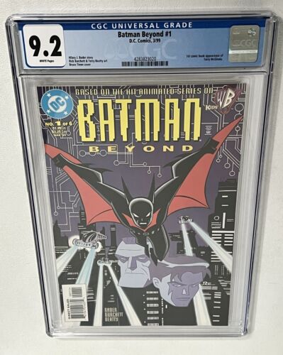 Batman Beyond 1  CGC 92 WP NM  DC Comics 1999 Joker 1st app Terry McGinnis