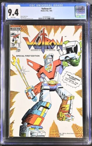 VOLTRON 1 Modern Comics 1985 CGC Graded 94 Special First Edition Copper Age NM