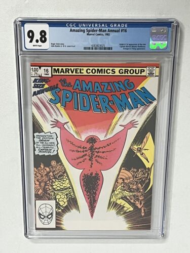 AMAZING SPIDERMAN ANNUAL 16 CGC 98 1982 1ST APP MONICA RAMBEAU CAPTAIN MARVEL