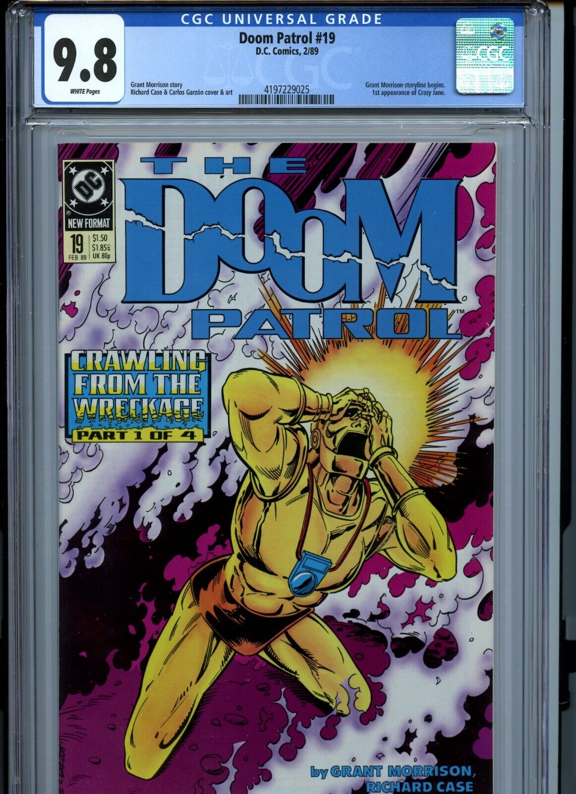 CGC 98 Doom PAtrol 19 1st app Crazy Jane