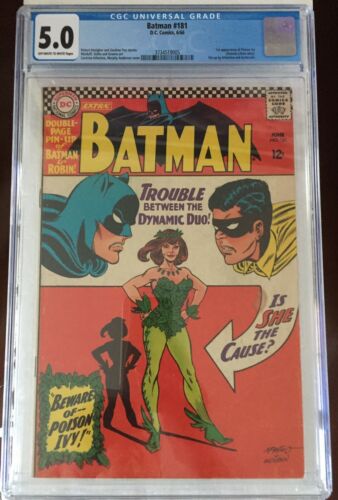 Batman 181 CGC 50 1st Poison Ivy RARE NEWLY GRADED 1966