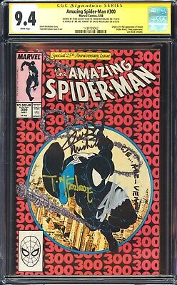 AMAZING SPIDERMAN 300 CGC 94 3X SS SIGNED STAN LEE MCFARLANE MICHELINIE QUOTED