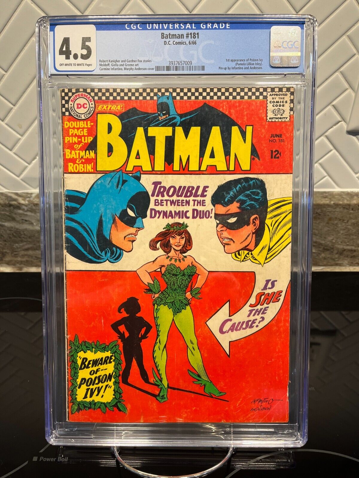 1966 DC Comics Batman 181  Graded CGC 45  1st Appearance of Poison Ivy 