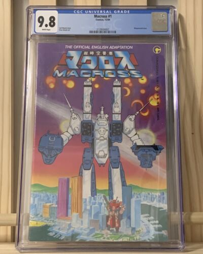 MACROSS 1 CGC 98 NMMT COMICO 1984 SCARCE KEY IN GRADE 1ST ROBOTECH TV MOVIE