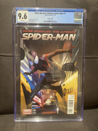 Miles Morales Ultimate SpiderMan 1 150 Staples variant CGC 96  RARE 2014
