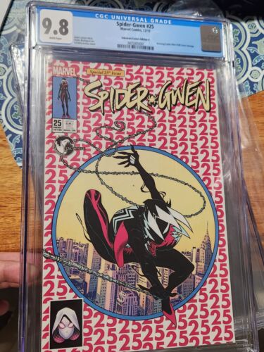 SpiderGwen 25 CGC 98 Ed McGuinness Unknown Comics Marvel 2017 RARE 