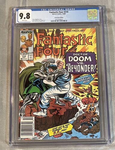 Fantastic Four 319 CGC 98 1988 Newsstand Beyonder Doom Marvel Comic