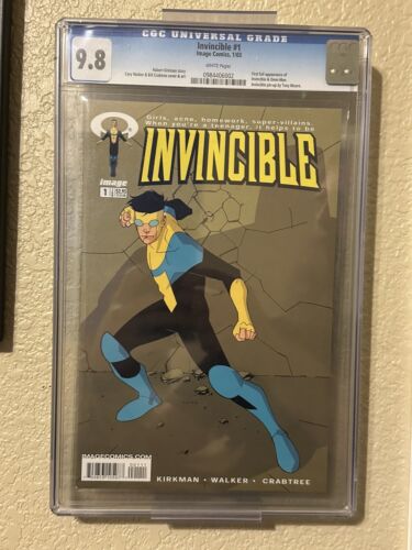 Skybound Invincible 1 CGC 98 2003 Kirkman Ottley Walker Amazon 