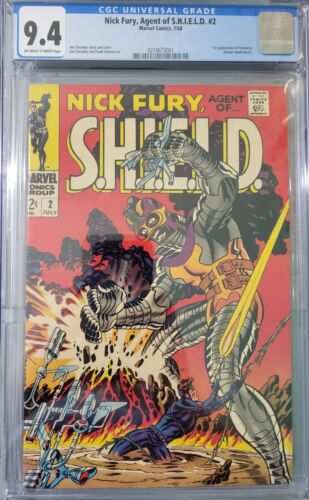 Nick Fury Agent of SHIELD 2 CGC 94 1st Appearance Centrius