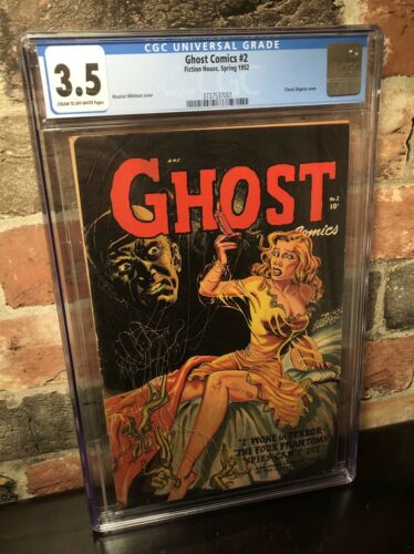 Ghost Comics 2 CGC 35  Fiction House 1952 Classic Lingerie Cover  LOW PRICE