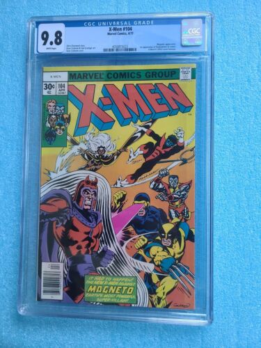 XMen 104  CGC 98  WPs 1st Appearance of Starjammers Marvel Comic 1977