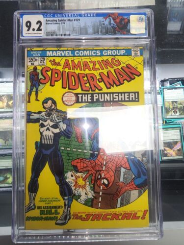Amazing SpiderMan 129 CGC 92  First App Of Punisher Custom label