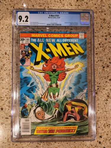 XMen 101 CGC 92  1st Appearance of Phoenix Jean Grey  Classic Byrne Cover