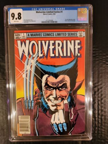 Wolverine Limited Series 1 CGC 98 WPs NSE  1st solo Wolverine comic
