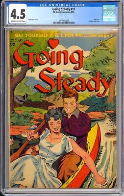Going Steady 11 Matt Baker Cover Art Last PreCode St John Comic 1955 CGC 45