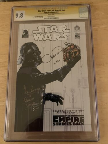 Star Wars Fan Club Special nn CGC SS 98  Signed X2 Prowse And Daniels