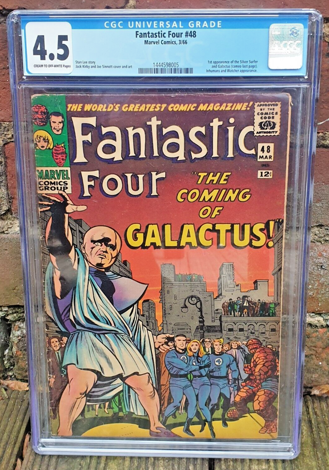 FANTASTIC FOUR 48 1966  CGC 45  1st App Silver Surfer  Cameo Galactus