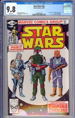 Star Wars 42 Part 4 of The Empire Strikes Back Marvel Comic 1980 CGC 98