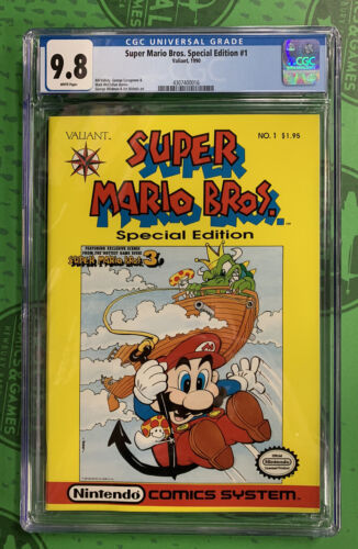 Super Mario Bros 1 Special Edition 1990 Nintendo Comics System Valiant CGC 98