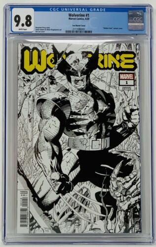 Wolverine 1 CGC 98 Marvel  Comics 2020 Jim Lee Sketch  Hidden Gem Variant