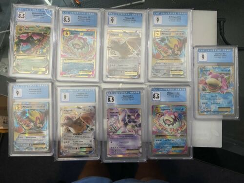 Pokemon 9 Card CGC Graded Lot  Evolutions