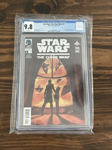 Star Wars The Clone Wars 1 CGC 98 1st Appearance of Ahsoka Tano DARK HORSE