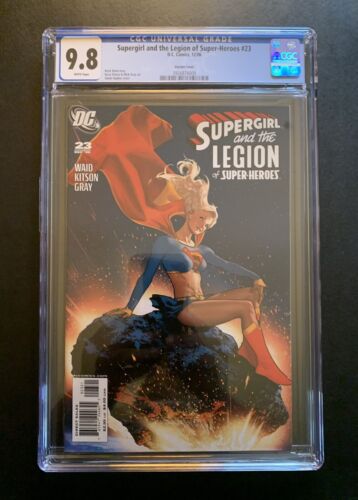 SUPERGIRL AND THE LEGION OF SUPERHEROES 23 ADAM HUGHES 110 VARIANT CGC 98 