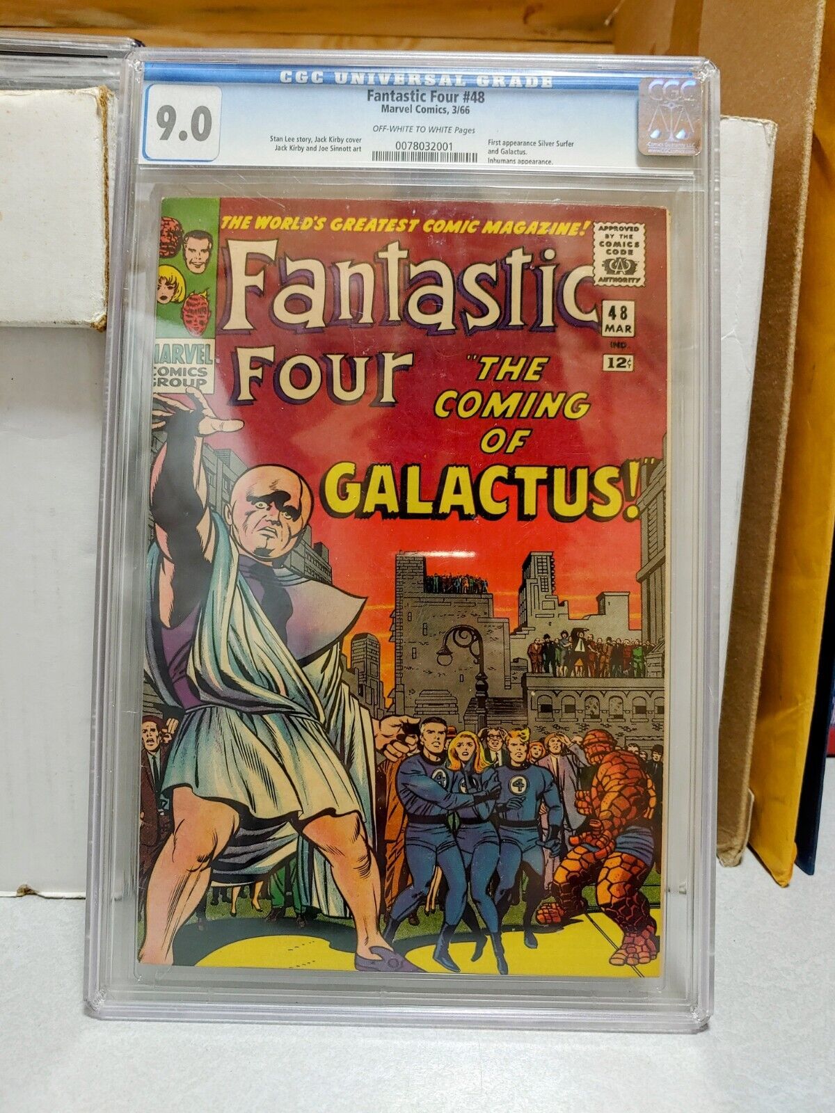 FANTASTIC FOUR 48 CGC 90   1ST SILVER SURFER  GALACTUS Mega Key