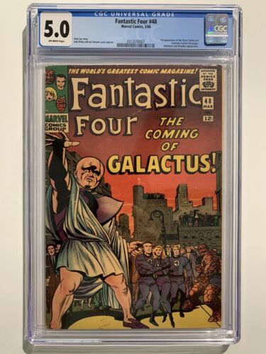 Fantastic Four 48 CGC 50 Marvel 1st Appearance Of Silver Surfer  Galactus 1966
