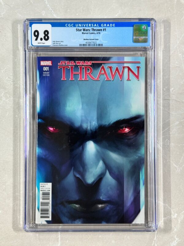 Star Wars Thrawn 1 2018 Marvel Comics 150 Francesco Mattina Variant CGC 98