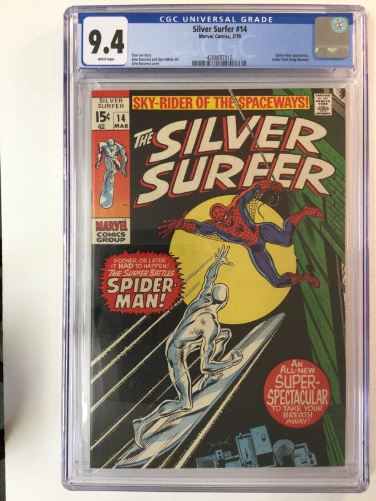 Silver Surfer 14 CGC 94