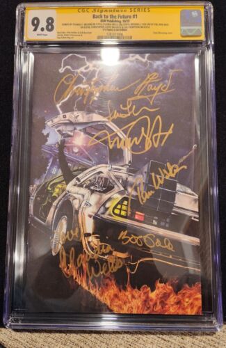 BACK TO THE FUTURE 1 CGC 98 SS Cast Signed 