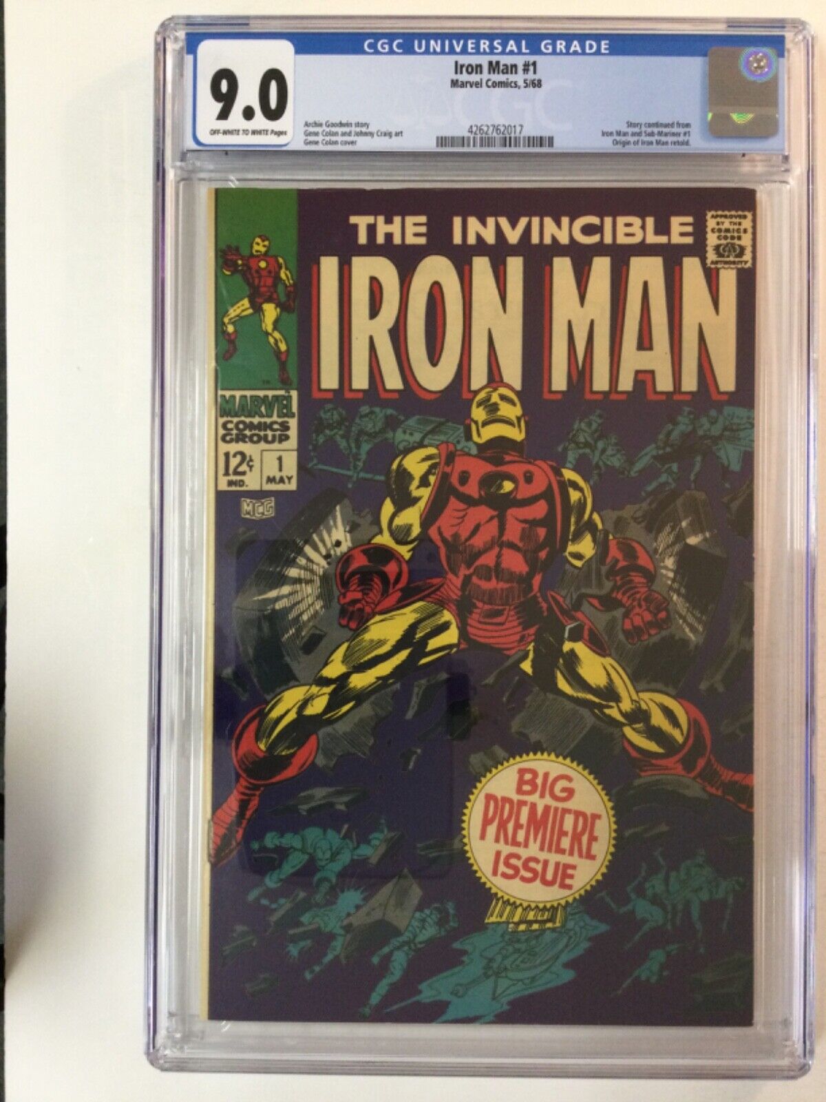 Iron Man 1 CGC 90