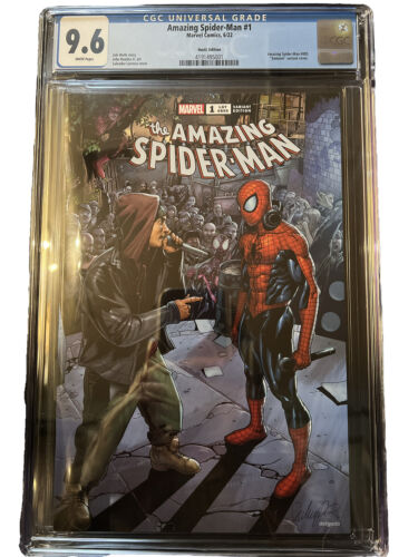 Amazing SpiderMan 1 EMINEM Marvel Comics Hustl Edition  CGC 96