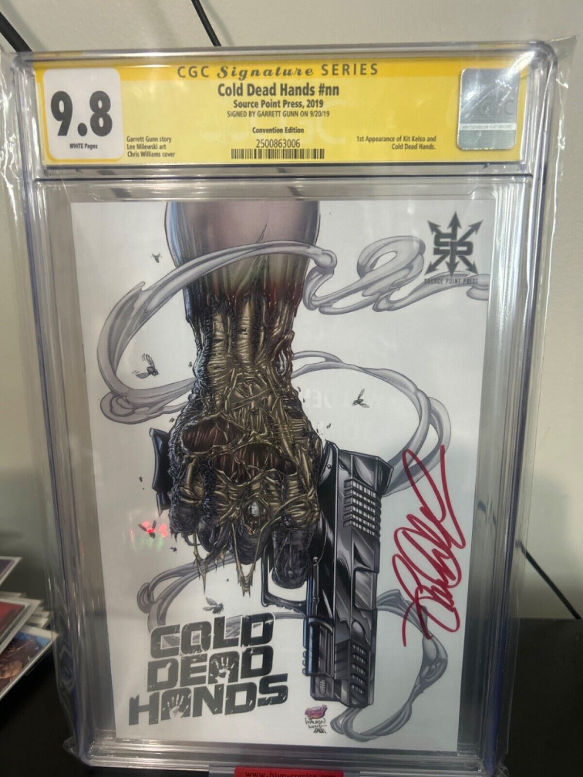 Signed CGC 98 Cold Dead Hands NN Convention Exclusive Optioned RARE ashcan