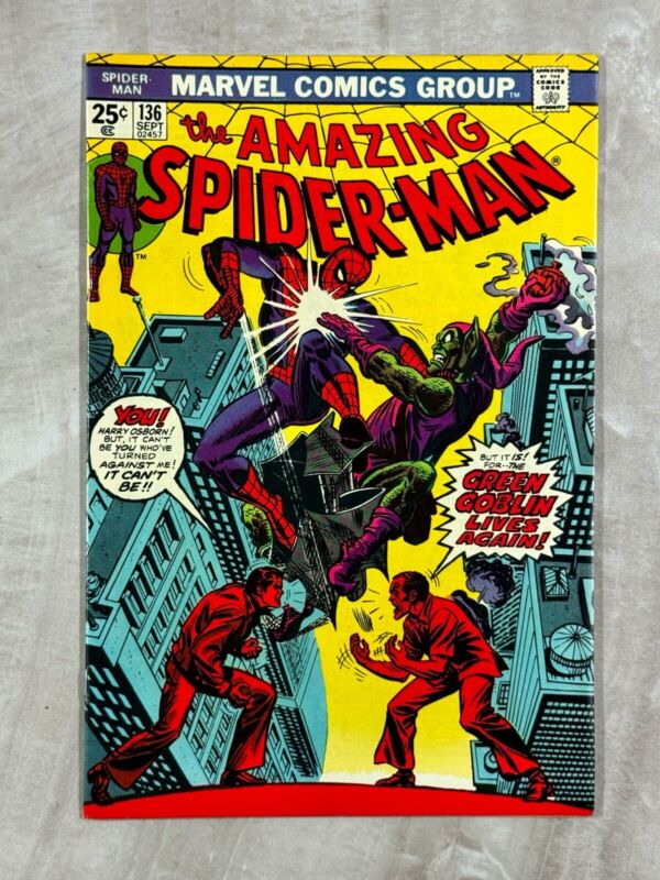 Amazing SpiderMan 136 Marvel Comics 1st Print Bronze Age A