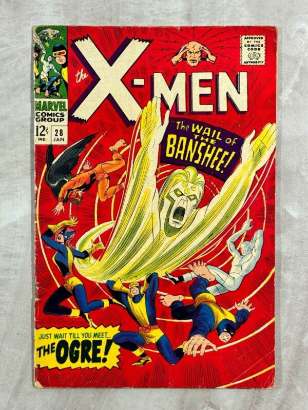 XMen 28 Marvel Comics 1st appearance of Banshee Silver Age 