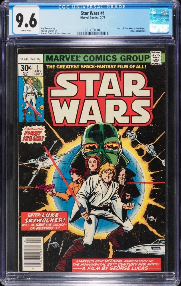 Star Wars A New Hope 1 Marvel 1977 CGC 96 MINT  SETBREAK