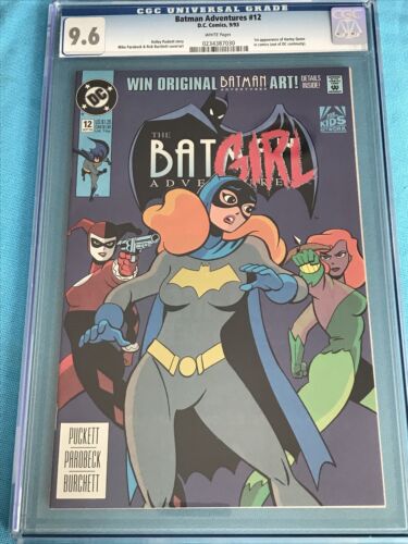 BATMAN ADVENTURES 12 CGC NM 96 WHITE Pages 1st Appearance Harley Quinn 993