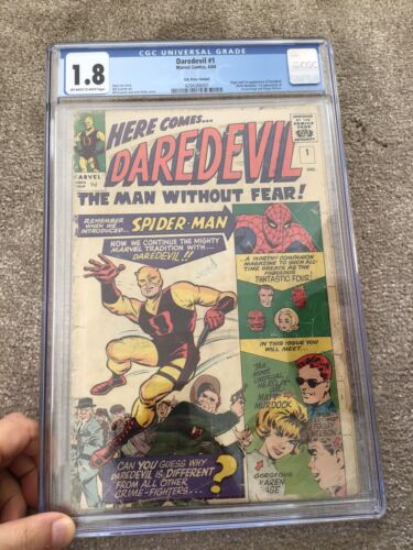 Daredevil 1 CGC 18 Marvel Comics 1964 Stunning Silver Age Mega Grail