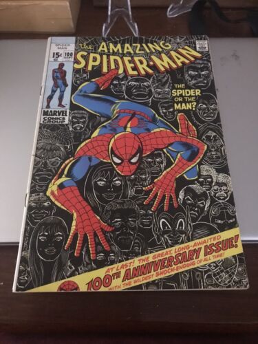 Amazing SpiderMan 100 1971 Stan Lee Story Romita Cover Kingpin Green Goblin