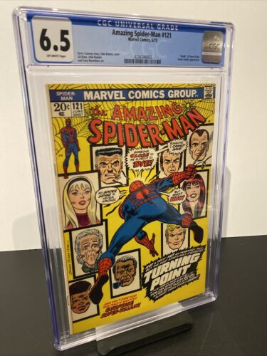 Amazing SpiderMan 121  CGC 65  Death of Gwen Stacy Marvel Comic 1973