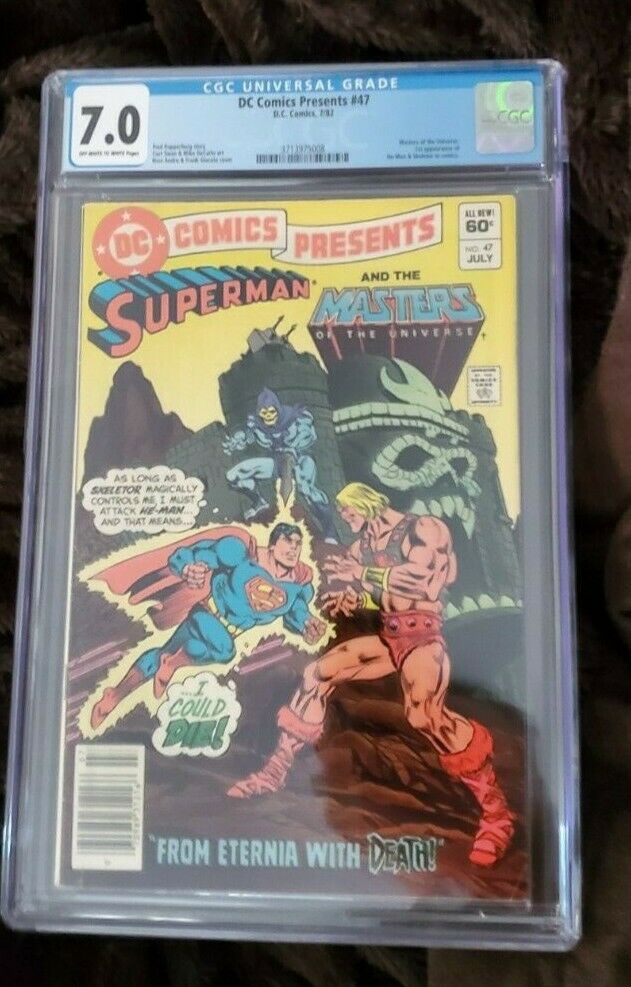 DC Comics Presents 47  CGC 70 1982  HeMan and Masters of the Universe