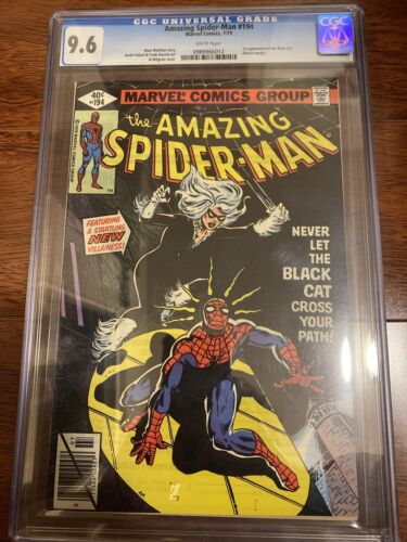 AMAZING SPIDERMAN 194 CGC 96 WHITE PAGES MARVEL 1979 1ST APP OF THE BLACK CAT