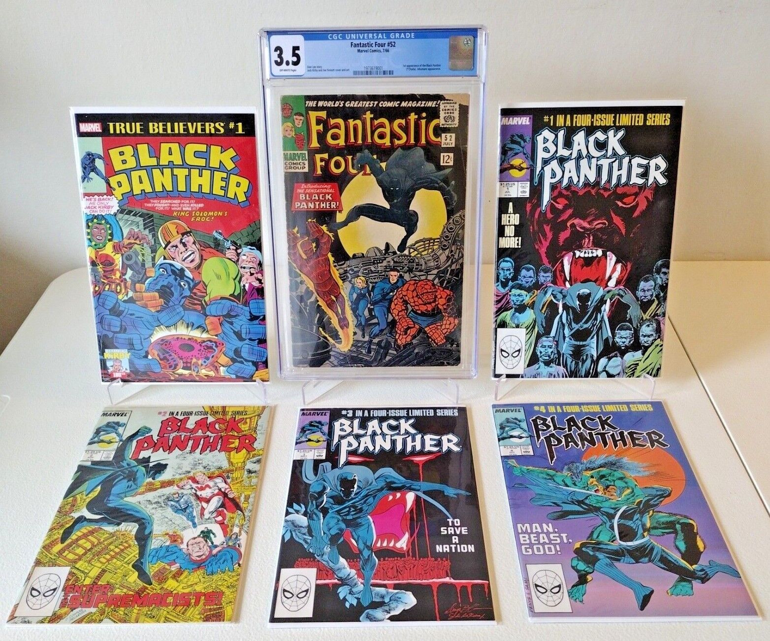 Fantastic Four 52 CGC 35 1st App of Black Panther TChalla Black Panther 14 