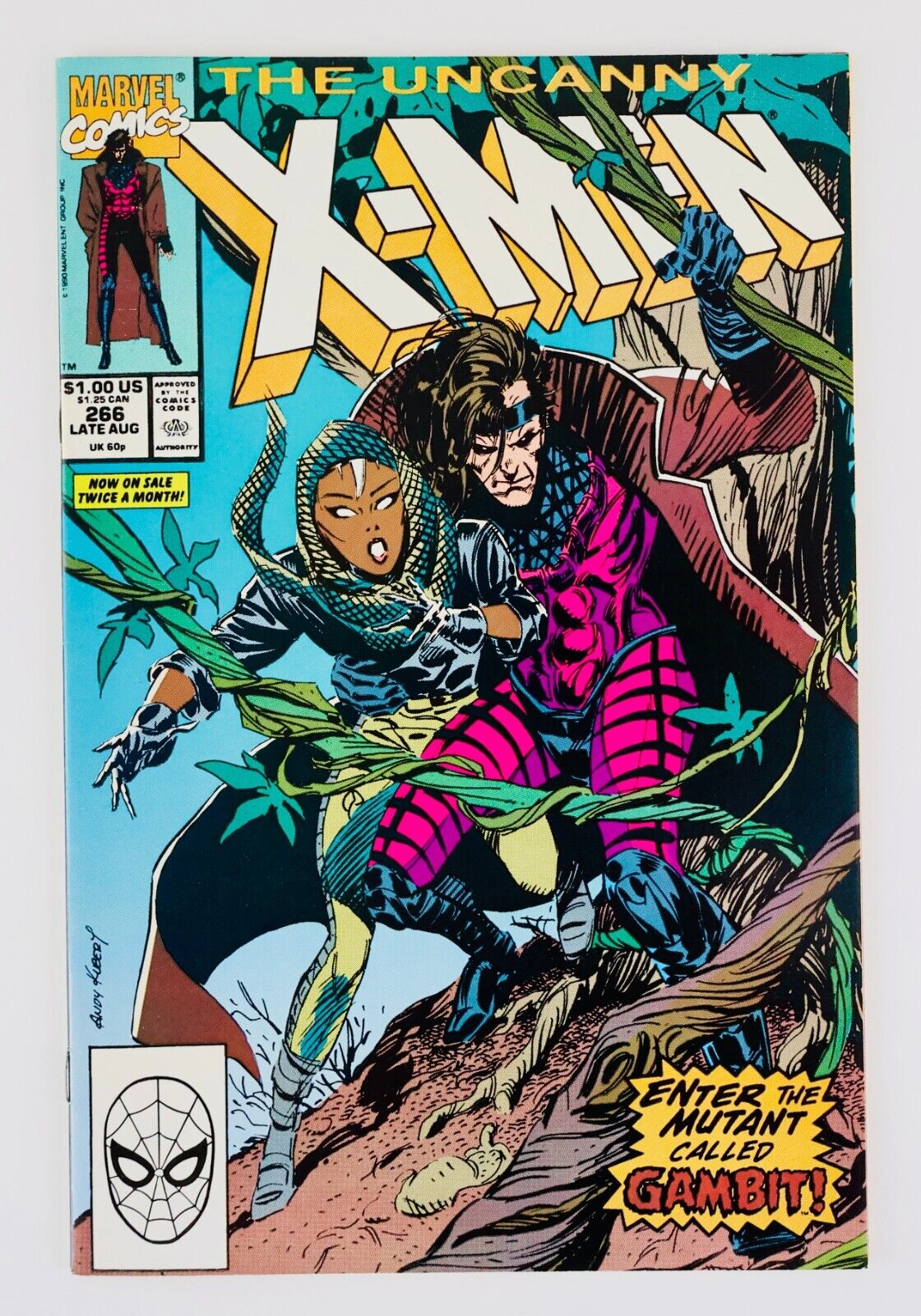 XMEN 266 First Gambit Appearance 1st Uncanny Marvel 1990 No Reserve