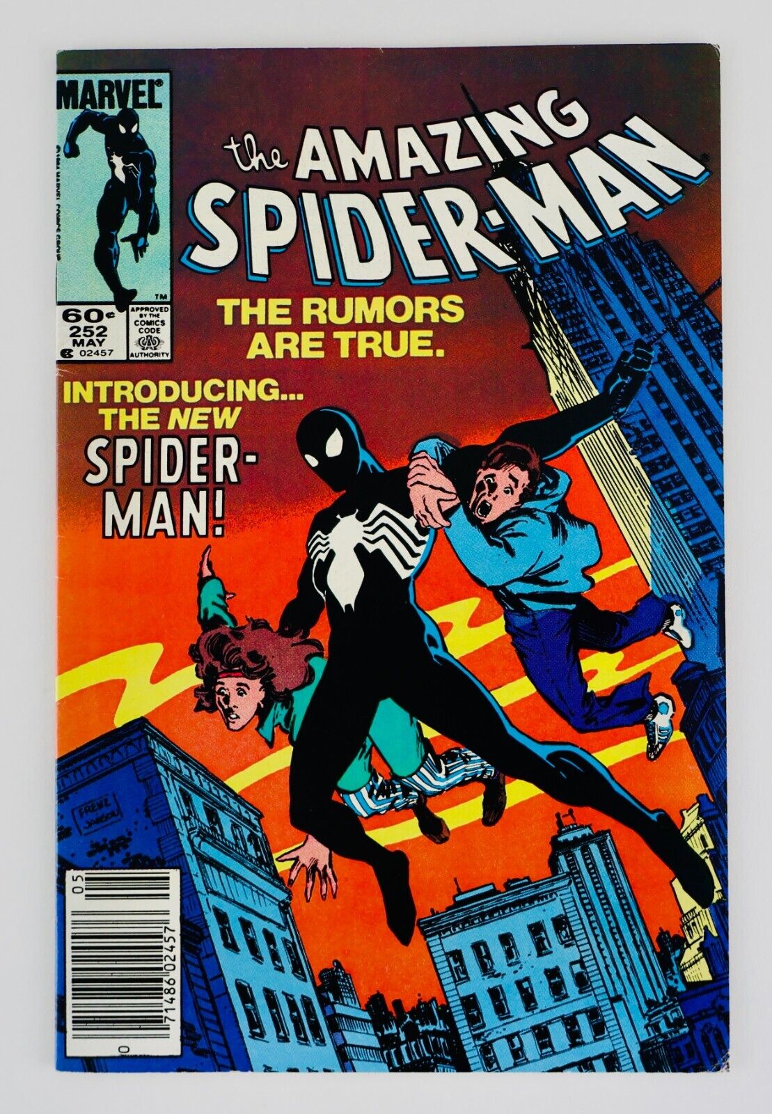 Amazing SpiderMan 252 Newsstand First Black Costume ASM 1984 1st No Reserve