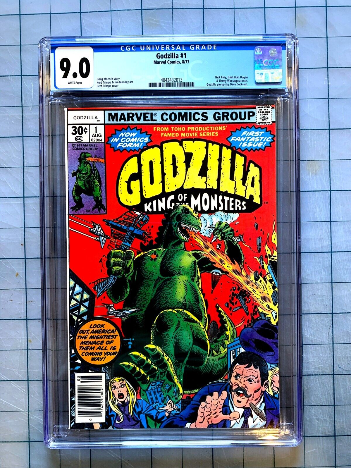 Goldzilla 1 1977 Marvel Comic CGC 90